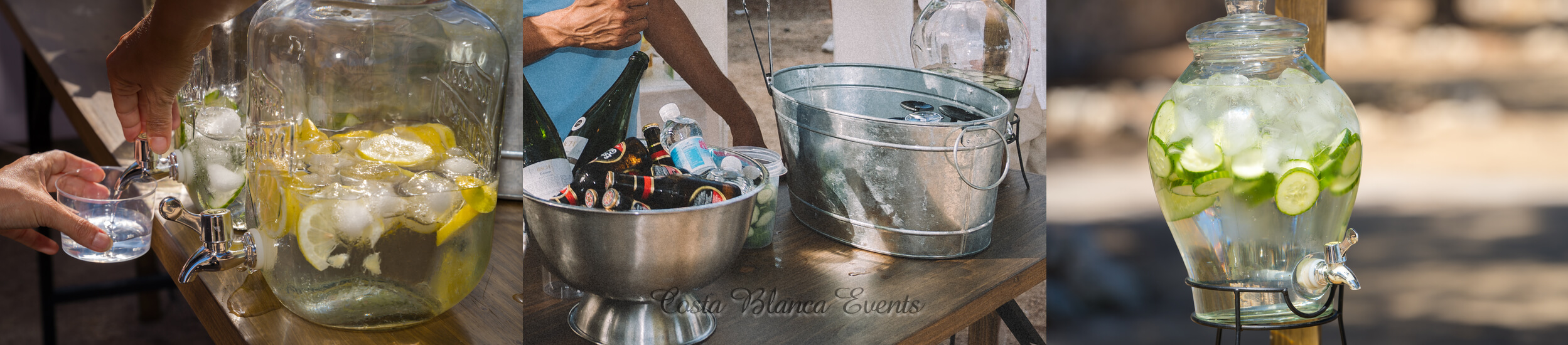 A welcome drink is always part of our weddings